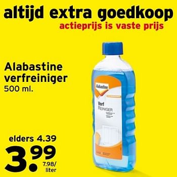 Aanbiedingen Alabastine verfreiniger - Alabastine - Geldig van 01/01/2017 tot 08/01/2017 bij Gamma