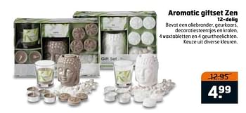 Aanbiedingen Aromatic giftset zen - Huismerk - Trekpleister - Geldig van 02/01/2017 tot 08/01/2017 bij Trekpleister