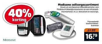 Aanbiedingen Medisana zelfzorgassortiment - Medisana - Geldig van 02/01/2017 tot 08/01/2017 bij Trekpleister