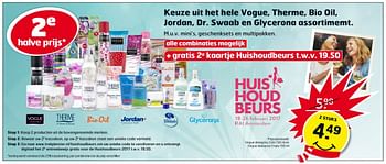 Aanbiedingen Vogue deospray cats en vogue deospray enjoy - Glycerona - Geldig van 02/01/2017 tot 08/01/2017 bij Trekpleister