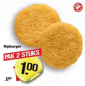 Aanbiedingen Kipburger - Huismerk - Coop - Geldig van 02/01/2017 tot 08/01/2017 bij Coop