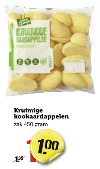 Aanbiedingen Kruimige kookaardappelen - Huismerk - Coop - Geldig van 02/01/2017 tot 08/01/2017 bij Coop