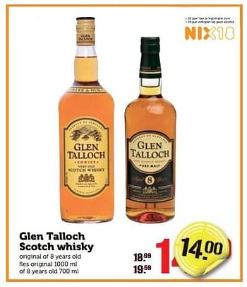 Aanbiedingen Glen talloch scotch whisky - Glen Talloch - Geldig van 02/01/2017 tot 08/01/2017 bij Coop