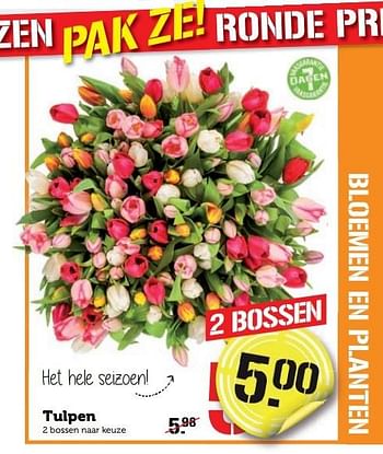 Aanbiedingen Tulpen - Huismerk - Coop - Geldig van 02/01/2017 tot 08/01/2017 bij Coop