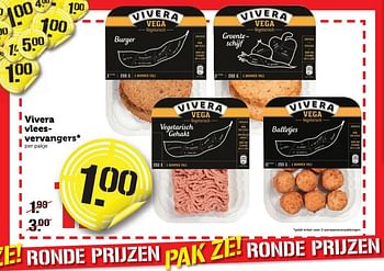 Aanbiedingen Vivera vleesvervangers - Vivera - Geldig van 02/01/2017 tot 08/01/2017 bij Coop