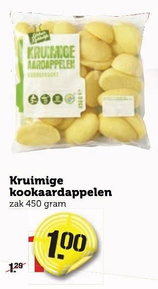 Aanbiedingen Kruimige kook aardappelen - Huismerk - Coop - Geldig van 02/01/2017 tot 08/01/2017 bij Coop