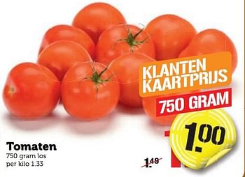 Aanbiedingen Tomaten - Huismerk - Coop - Geldig van 02/01/2017 tot 08/01/2017 bij Coop
