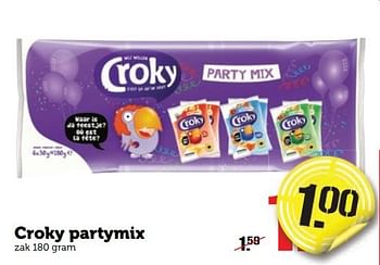Aanbiedingen Croky partymix - Croky - Geldig van 02/01/2017 tot 08/01/2017 bij Coop