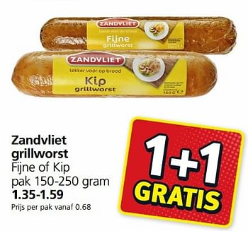 Aanbiedingen Zandvliet grillworst - Zandvliet - Geldig van 02/01/2017 tot 08/01/2017 bij Jan Linders