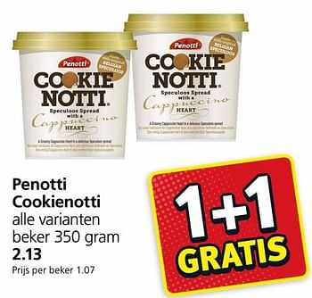 Aanbiedingen Penotti cookienotti - Penotti - Geldig van 02/01/2017 tot 08/01/2017 bij Jan Linders