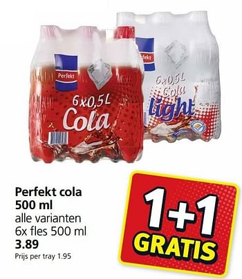 Aanbiedingen Perfekt cola - Perfekt - Geldig van 02/01/2017 tot 08/01/2017 bij Jan Linders