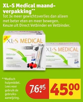 Aanbiedingen Xl-s medical maandverpakking - XL-S Medical - Geldig van 02/01/2017 tot 08/01/2017 bij Kruidvat