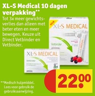 Aanbiedingen Xl-s medical 10 dagen verpakking - XL-S Medical - Geldig van 02/01/2017 tot 08/01/2017 bij Kruidvat