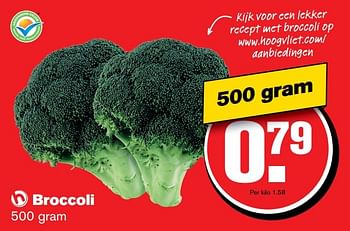 Aanbiedingen Broccoli - Huismerk - Hoogvliet - Geldig van 04/01/2017 tot 10/01/2017 bij Hoogvliet