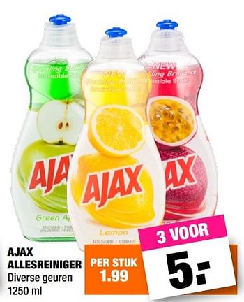 Aanbiedingen Ajax allesreiniger - Ajax - Geldig van 02/01/2017 tot 15/01/2017 bij Big Bazar
