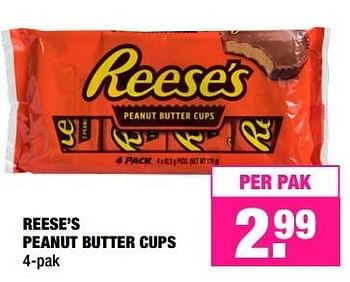 Aanbiedingen Reese`s peanut butter cups - Reeses - Geldig van 02/01/2017 tot 15/01/2017 bij Big Bazar