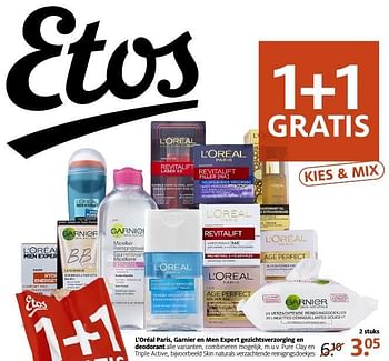 Aanbiedingen Skin naturals verzachtende reinigingsdoekjes - Garnier - Geldig van 02/01/2017 tot 15/01/2017 bij Etos