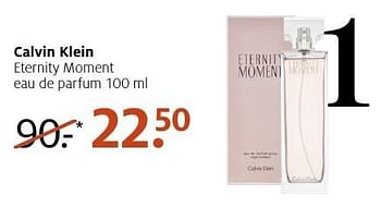 Aanbiedingen Calvin klein eternity moment eau de parfum - Calvin Klein - Geldig van 02/01/2017 tot 15/01/2017 bij Etos