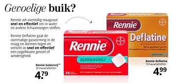 Aanbiedingen Rennie suikervrij - Rennie - Geldig van 02/01/2017 tot 15/01/2017 bij Etos