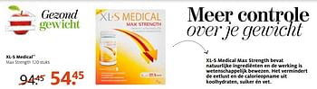 Aanbiedingen Xl-s medical max strength - XL-S Medical - Geldig van 09/01/2017 tot 15/01/2017 bij Etos