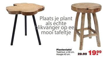 Aanbiedingen Plantentafel - Huismerk - Praxis - Geldig van 02/01/2017 tot 15/01/2017 bij Praxis