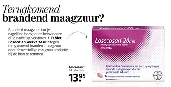 Aanbiedingen Losecosan - Bayer - Geldig van 09/01/2017 tot 15/01/2017 bij Etos