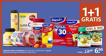 Aanbiedingen Dagravit vitamine d kids - Dagravit - Geldig van 09/01/2017 tot 15/01/2017 bij Etos