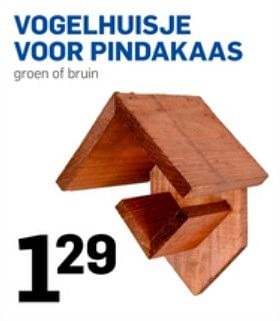 Aanbiedingen Vogelhuisje voor pindakaas - Huismerk - Action - Geldig van 04/01/2017 tot 10/01/2017 bij Action