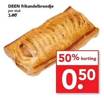 Aanbiedingen Deen frikandelbroodje - Huismerk deen supermarkt - Geldig van 08/01/2017 tot 14/01/2017 bij Deen Supermarkten
