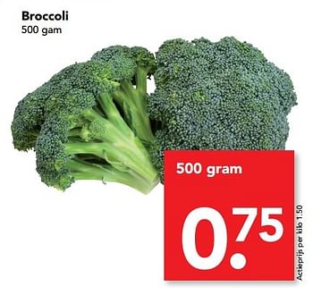 Aanbiedingen Broccoli - Huismerk deen supermarkt - Geldig van 08/01/2017 tot 14/01/2017 bij Deen Supermarkten