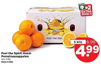 Aanbiedingen Feel the spirit handperssinaasappelen - Soléa - Geldig van 08/01/2017 tot 14/01/2017 bij Plus