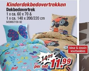 Aanbiedingen Kinderdekbedovertrekken - Huismerk - Poco - Geldig van 09/01/2017 tot 15/01/2017 bij Poco