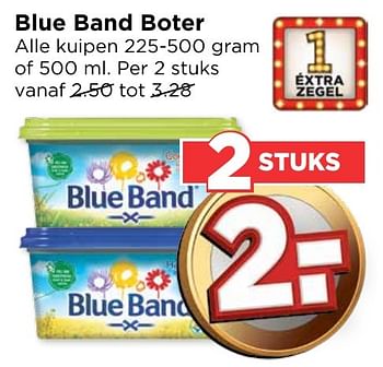 Aanbiedingen Blue band boter - Blue Band - Geldig van 08/01/2017 tot 14/01/2017 bij Vomar