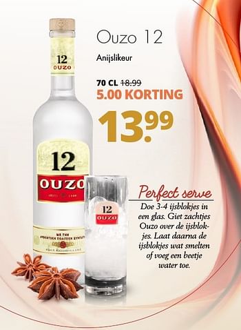 Aanbiedingen Ouzo 12 - Ouzo 12 - Geldig van 02/01/2017 tot 14/01/2017 bij Mitra