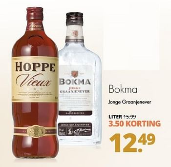 Aanbiedingen Bokma jonge graanjenever - BOKMA - Geldig van 02/01/2017 tot 14/01/2017 bij Mitra