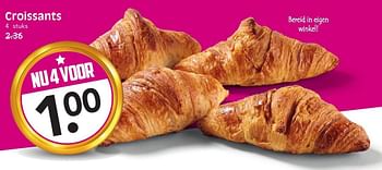 Aanbiedingen Croissants - Huismerk - Em-té - Geldig van 08/01/2017 tot 14/01/2017 bij Em-té
