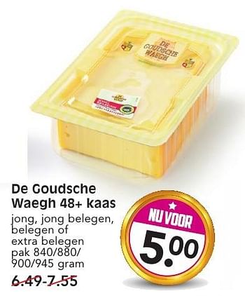 Aanbiedingen De goudsche waegh 48+ kaas - De Goudsche Waegh - Geldig van 08/01/2017 tot 14/01/2017 bij Em-té