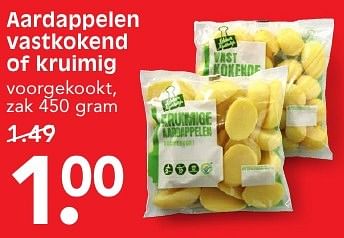 Aanbiedingen Aardappelen vastkokend of kruimig - Huismerk - Em-té - Geldig van 08/01/2017 tot 14/01/2017 bij Em-té