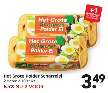 Aanbiedingen Het grote polder scharrelei - Het Grote Polder Ei - Geldig van 08/01/2017 tot 14/01/2017 bij Em-té