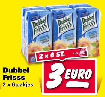 Aanbiedingen Dubbel frisss - Dubbelfrisss - Geldig van 09/01/2017 tot 15/01/2017 bij Nettorama