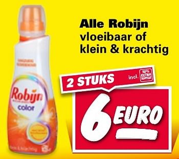 Aanbiedingen Alle robijn vloeibaar of klein + krachtig - Robijn - Geldig van 09/01/2017 tot 15/01/2017 bij Nettorama