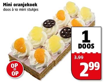 Aanbiedingen Mini oranjekoek - Huismerk Poiesz - Geldig van 09/01/2017 tot 15/01/2017 bij Poiesz