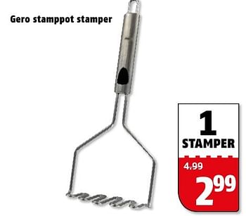 Aanbiedingen Gero stamppot stamper - Huismerk Poiesz - Geldig van 09/01/2017 tot 15/01/2017 bij Poiesz