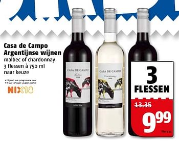 Aanbiedingen Casa de campo argentijnse wijnen - Rode wijnen - Geldig van 09/01/2017 tot 15/01/2017 bij Poiesz