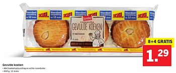 Aanbiedingen Gevulde koeken - Sondey - Geldig van 09/01/2017 tot 15/01/2017 bij Lidl