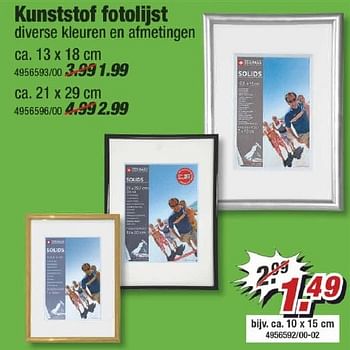 Aanbiedingen Kunststof fotolijst - Huismerk - Poco - Geldig van 09/01/2017 tot 15/01/2017 bij Poco