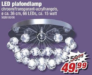 Aanbiedingen Led plafondlamp - Huismerk - Poco - Geldig van 09/01/2017 tot 15/01/2017 bij Poco