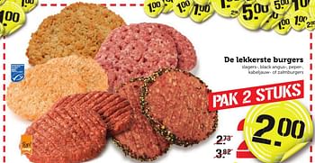 Aanbiedingen De lekkerste burgers - Huismerk - Coop - Geldig van 09/01/2017 tot 15/01/2017 bij Coop