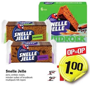 Aanbiedingen Snelle jelle - Huismerk - Coop - Geldig van 09/01/2017 tot 15/01/2017 bij Coop