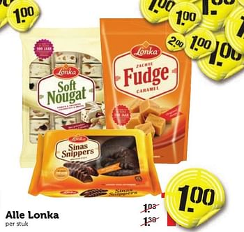 Aanbiedingen Alle lonka - Lonka - Geldig van 09/01/2017 tot 15/01/2017 bij Coop